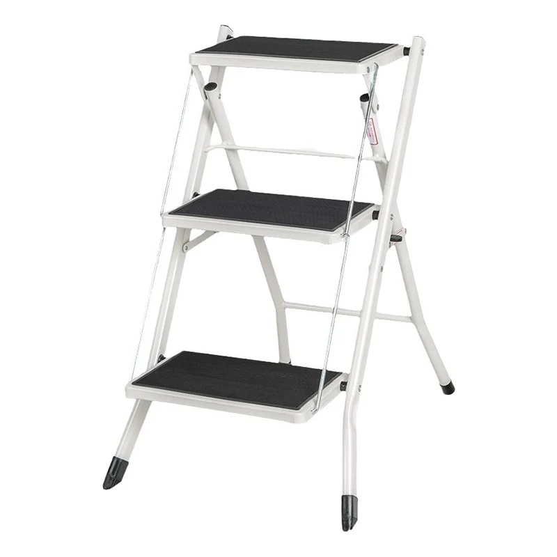 3-Step Ladder, Folding Ladder, Space-Saving Storage, Sturdy Step Stool with Anti-Slip Pedal Multi-purpose Climbing Stairs
3-Step Ladder, Folding Ladder, Space-Saving Storage, Sturdy Step Stool with Anti-Slip Pedal Multi-purpose Climbing Stairs