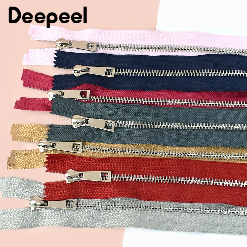 2/5Pcs 5# Metal Zipper Tape 15-80cm Close/Open-End Garment Closure Zippers Bags Shoes Replace Zip Repair Kits Sewing Accessories
2/5Pcs 5# Metal Zipper Tape 15-80cm Close/Open-End Garment Closure Zippers Bags Shoes Replace Zip Repair Kits Sewing Accessories