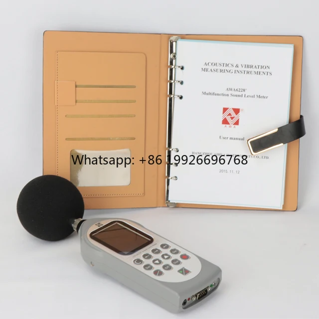 AWA6228+ Decibel Sound Level Meter with Printer Sound Level Meter Class 1measurement Microphone
AWA6228+ Decibel Sound Level Meter with Printer Sound Level Meter Class 1measurement Microphone