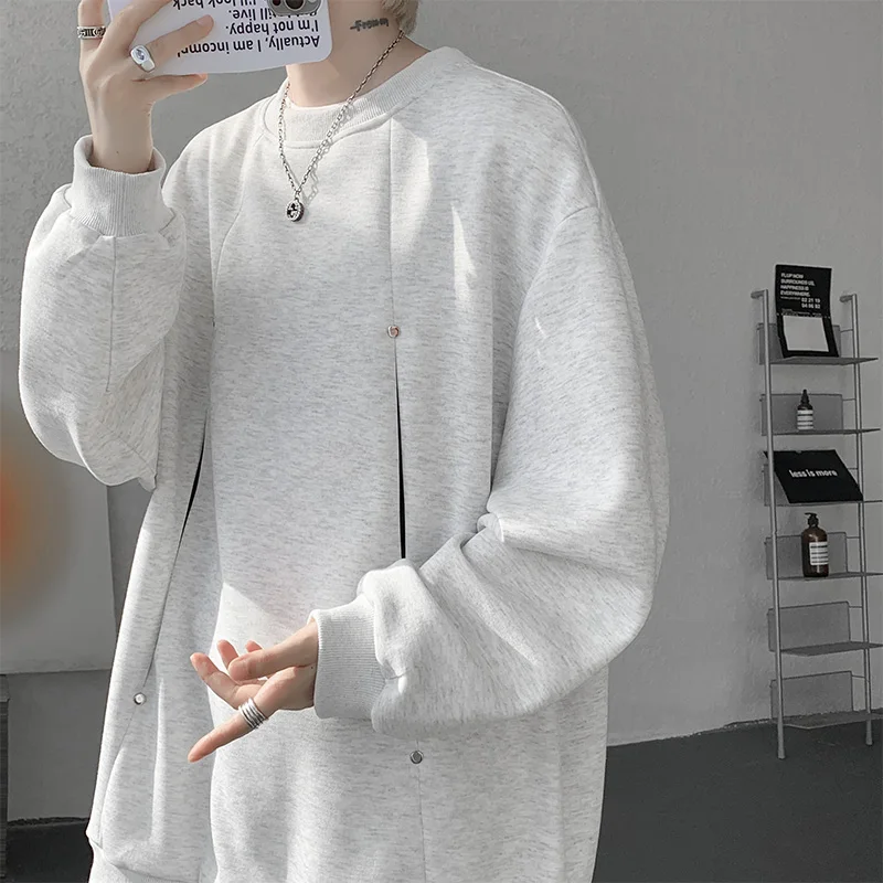 Hoodie Mens Sweatshirt Fall Winter Loose Fit Crewneck Pullover Long Sleeve Casual Tops Outdoor Sportswear Streetwear JJ622
Hoodie Mens Sweatshirt Fall Winter Loose Fit Crewneck Pullover Long Sleeve Casual Tops Outdoor Sportswear Streetwear JJ622
