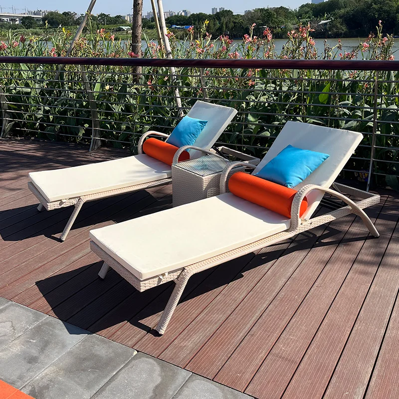Outdoor outdoor swimming pool lounge chairs seaside rattan beach chairs sunscreen water courtyard garden hotel open-air leisure
Outdoor outdoor swimming pool lounge chairs seaside rattan beach chairs sunscreen water courtyard garden hotel open-air leisure