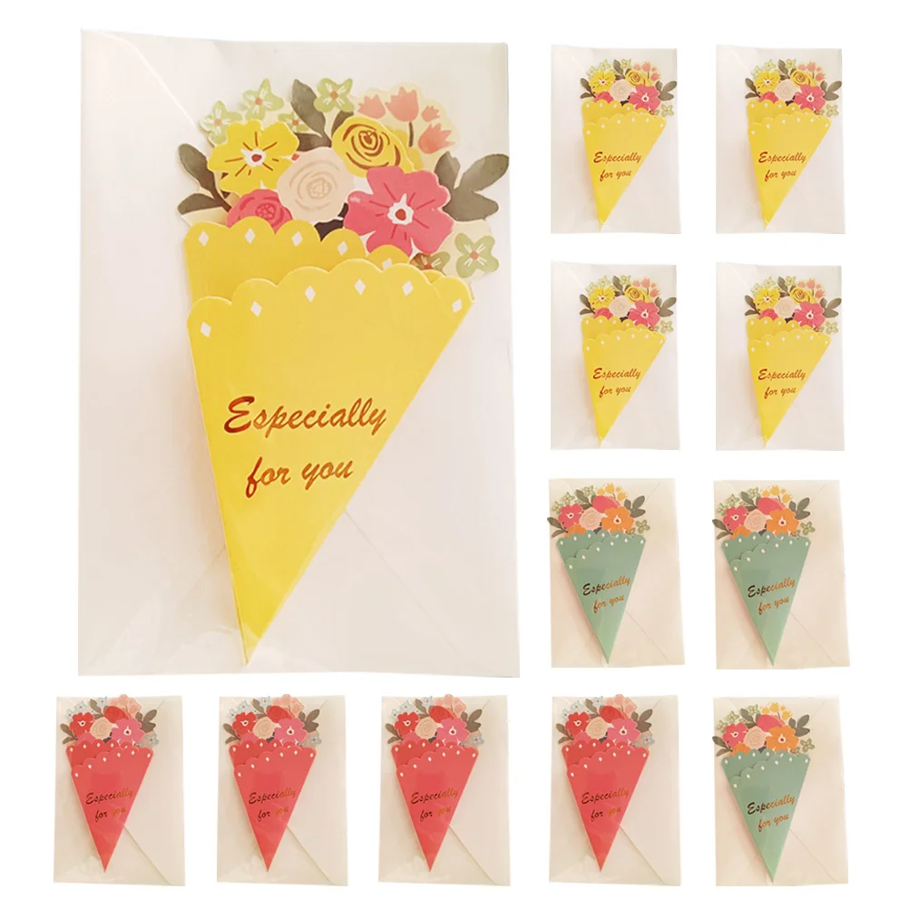 15Pcs 3D Flower Greeting Cards Mother's Day Gift Exquisite Patterns Smooth Writing Material Romantic Design
15Pcs 3D Flower Greeting Cards Mother's Day Gift Exquisite Patterns Smooth Writing Material Romantic Design