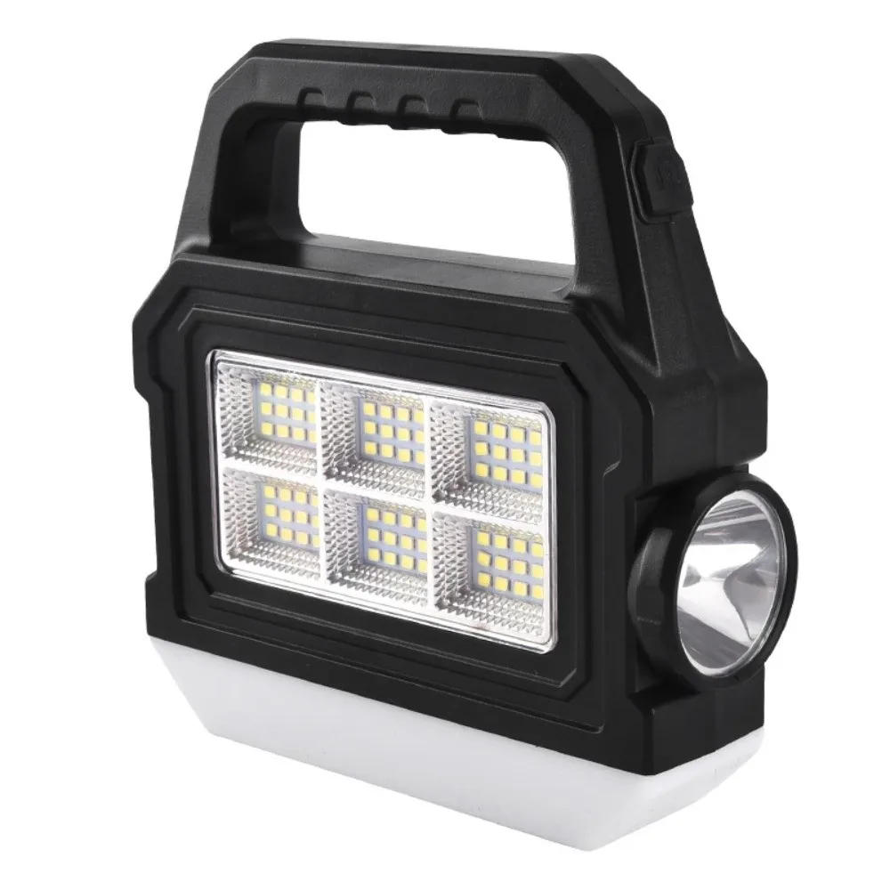 Solar Charging Solar COB Flashlight LED Waterproof Rechargeable Flashlight Handheld Design COB Sidelight COB Flashlight