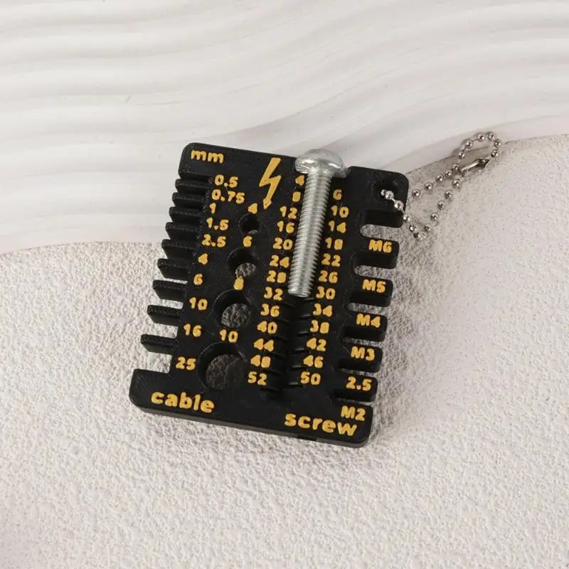 Портативный измеритель резьбы для гаек и сверл, 3D-печать, 1 шт., для измерения резьбы на винтах, гайках и болтах
Портативный измеритель резьбы для гаек и сверл, 3D-печать, 1 шт., для измерения резьбы на винтах, гайках и болтах