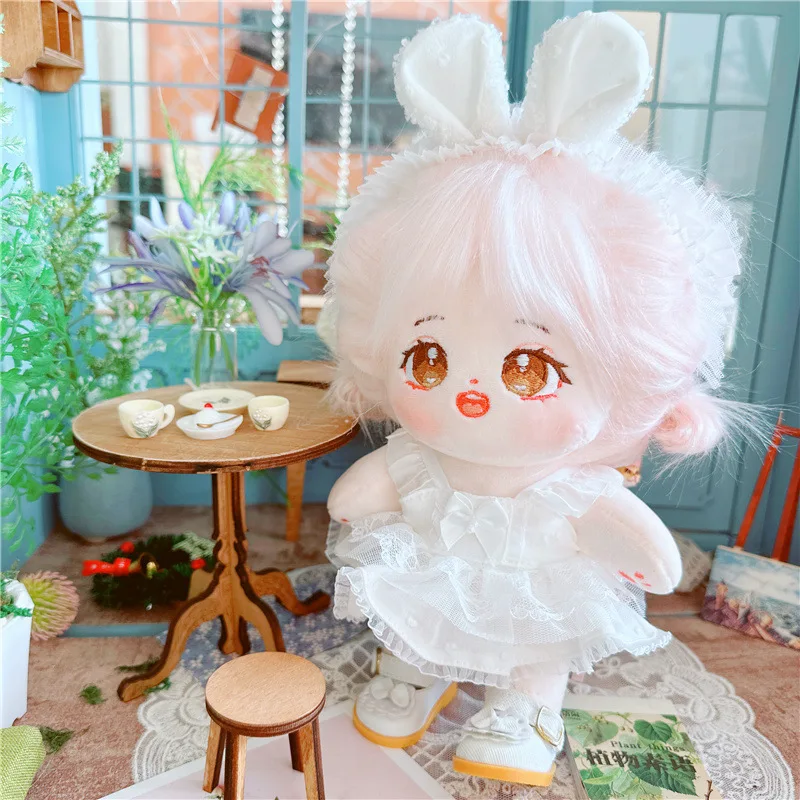 20cm Kawaii Sweet Girls White Dress Suit Plush Doll Cute Stuffed Fat Body Naked Cotton Doll Soft DIY Toys for Kids Fans Gifts
20cm Kawaii Sweet Girls White Dress Suit Plush Doll Cute Stuffed Fat Body Naked Cotton Doll Soft DIY Toys for Kids Fans Gifts