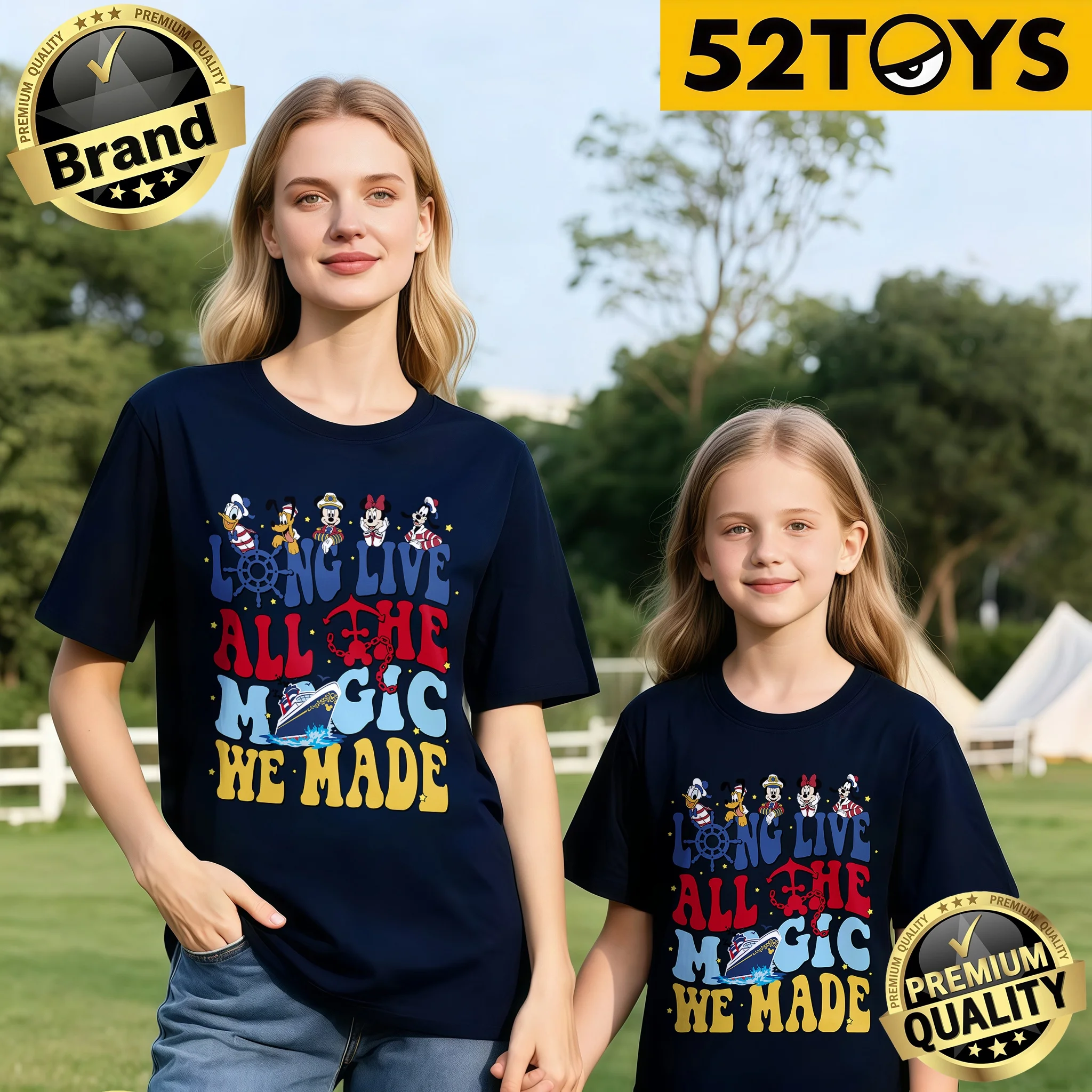2026 Summer Cotton "May The Magic We Create Last Forever" Disney Cruise Liner Print Kids' Clothing T-Shirt (Single Piece)
2026 Summer Cotton "May The Magic We Create Last Forever" Disney Cruise Liner Print Kids' Clothing T-Shirt (Single Piece)