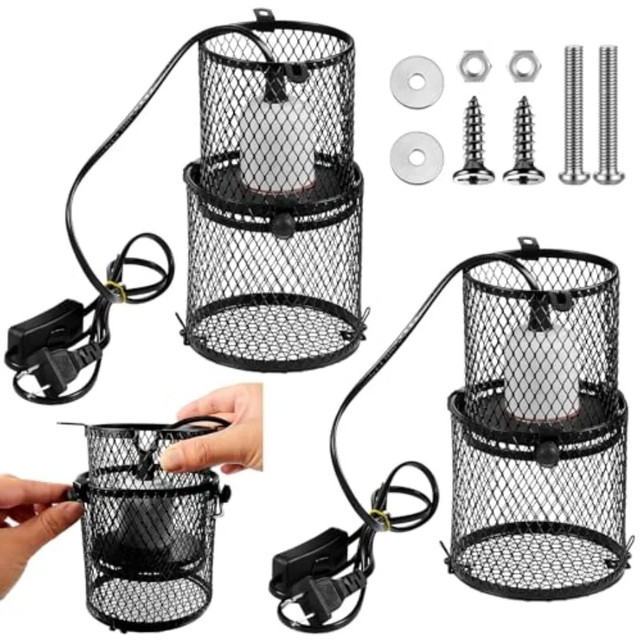 Pcs Retractable Reptile Heat Lamp Holder Reptile Anti Scald Lampshade Ceramic Heat Emitter Heating Lamp Shade with Switch for P
Pcs Retractable Reptile Heat Lamp Holder Reptile Anti Scald Lampshade Ceramic Heat Emitter Heating Lamp Shade with Switch for P
