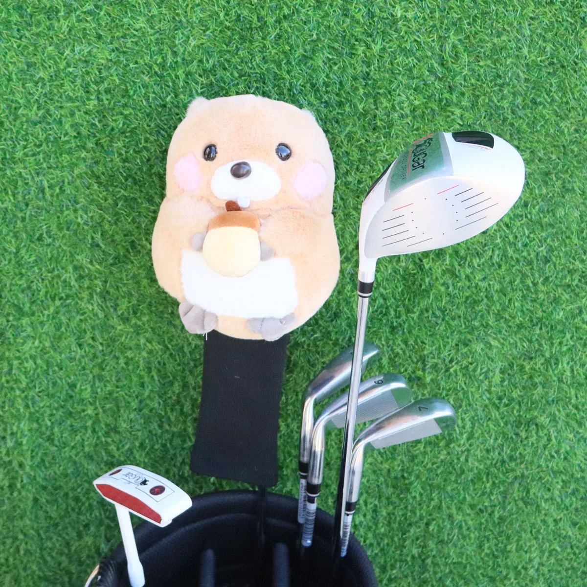 Golf Club Wooden Headcover Groundhog Plush Driver Wood Cartoon Golf No. 1 Wood Fairway Wood Hat Cover Protection
Golf Club Wooden Headcover Groundhog Plush Driver Wood Cartoon Golf No. 1 Wood Fairway Wood Hat Cover Protection