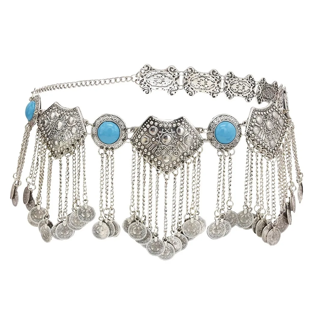 Waist Chain Long Fringe Coin Hanging Vintage Metal Belly Dance Women Body Jewelry One Size
Waist Chain Long Fringe Coin Hanging Vintage Metal Belly Dance Women Body Jewelry One Size