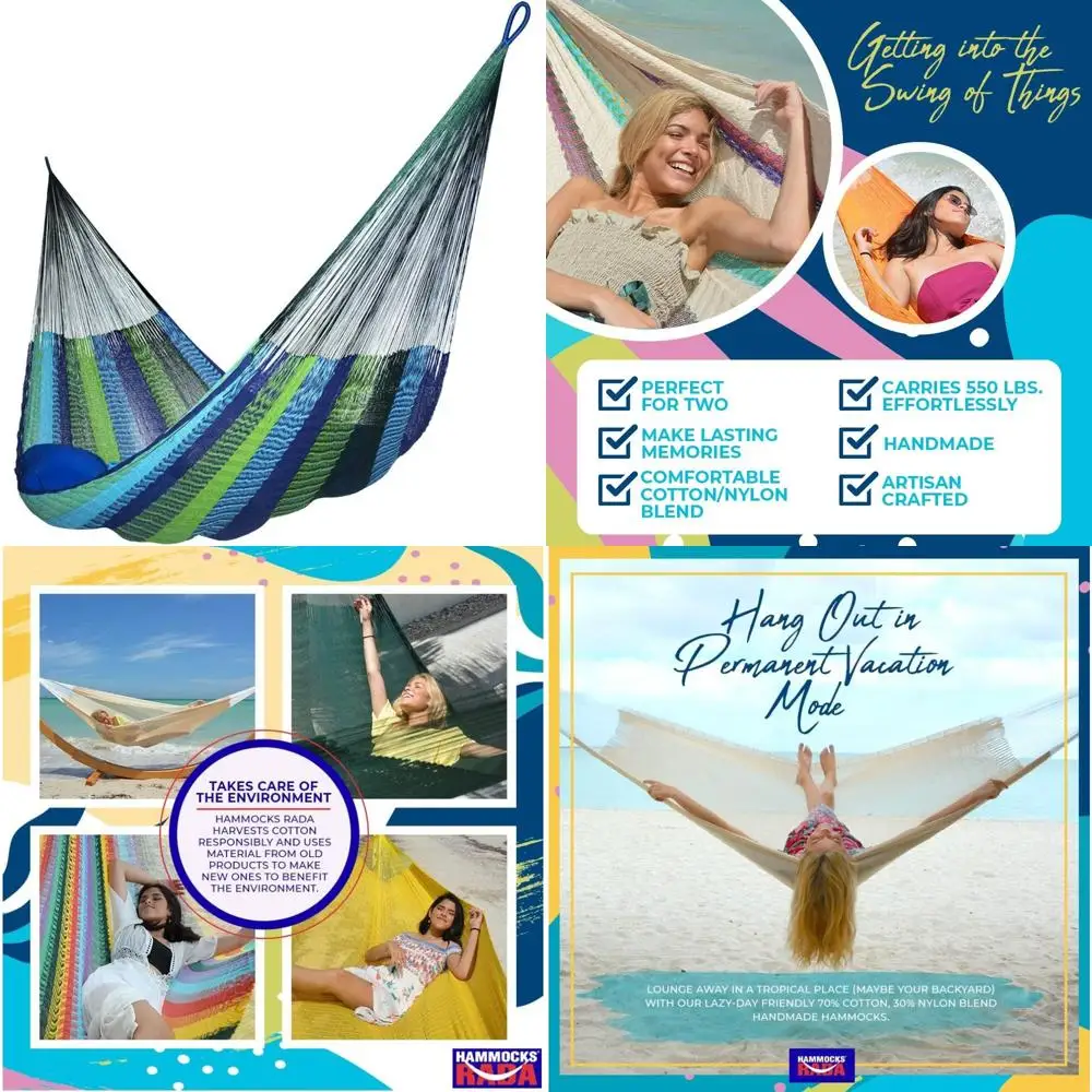 Цветной гамак в стиле карибского моря для материнского использования — идеально подходит для отдыха и наслаждений на открытом воздухе
Цветной гамак в стиле карибского моря для материнского использования — идеально подходит для отдыха и наслаждений на открытом воздухе