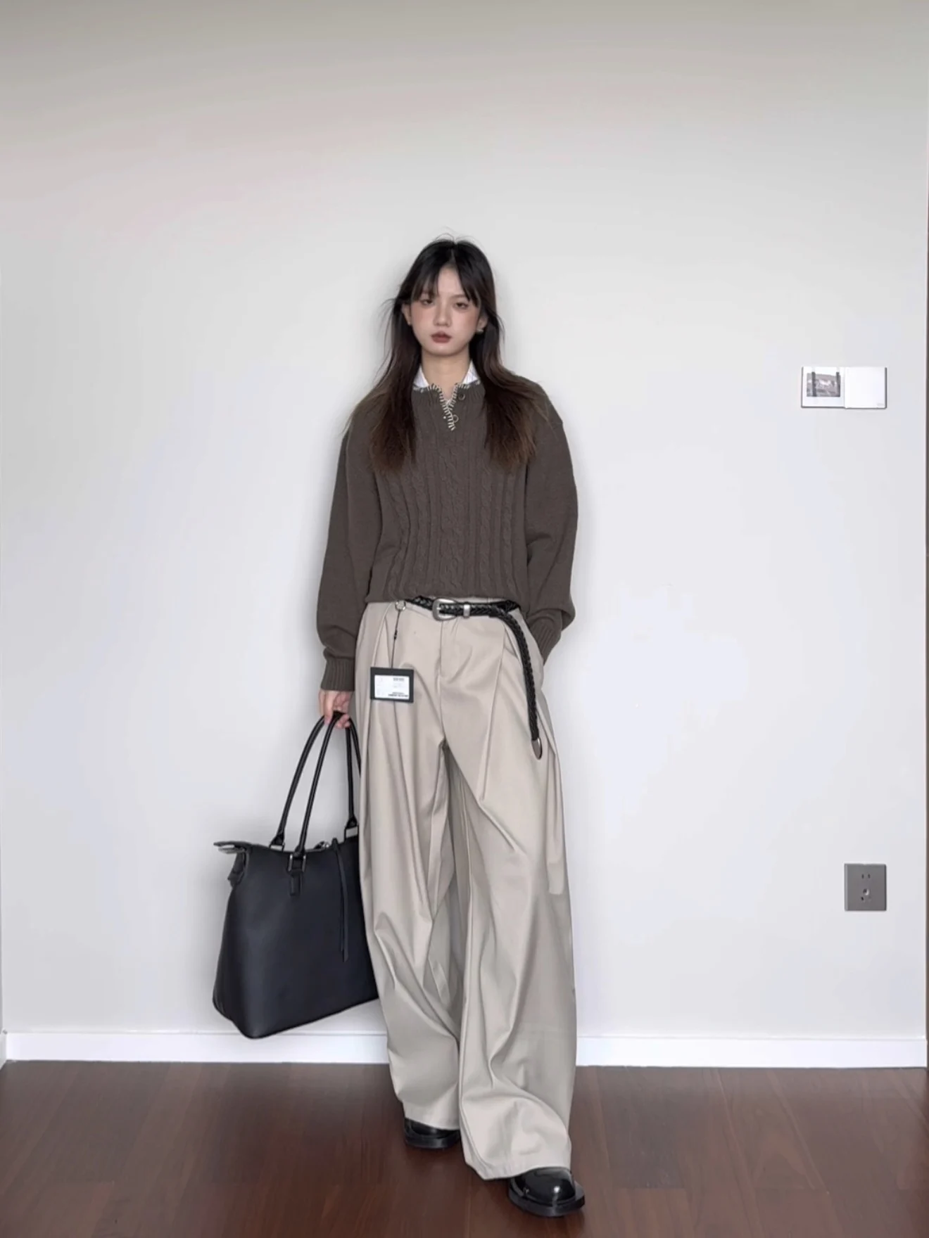 Retro Lazy Knitwear Sweater Loose Fit Henry Collar ex Autumn New Sle Versatile Casual Long Sve Color for Couples
Retro Lazy Knitwear Sweater Loose Fit Henry Collar ex Autumn New Sle Versatile Casual Long Sve Color for Couples