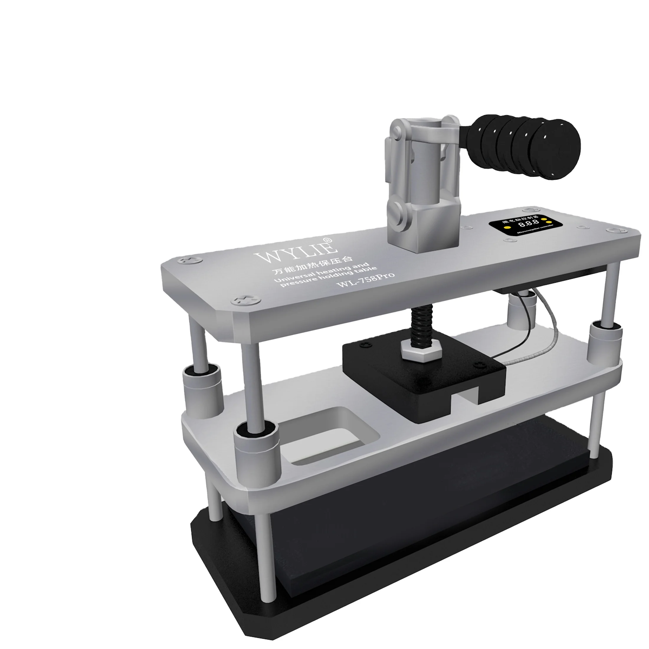 WYLIE WL-758pro Universal Heating and Pressure Holding Platform for Mobile Phone/Brackets/Back Covers Hot Pressing Repair Tool
WYLIE WL-758pro Universal Heating and Pressure Holding Platform for Mobile Phone/Brackets/Back Covers Hot Pressing Repair Tool