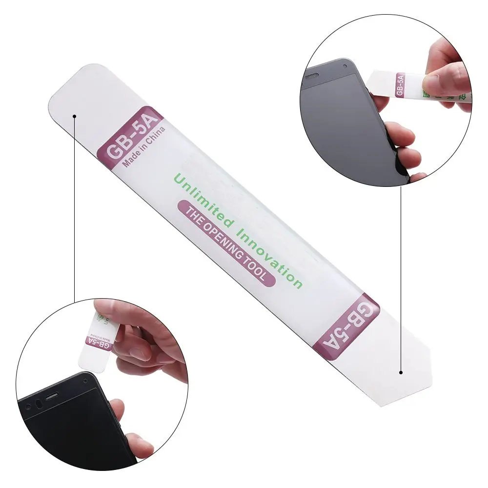 High Quality Stainless Steel Metal Crowbar Pry Bar Open Broken Phone Opener Screens Glue Removal Flat Soft Blade Smartphone Part
High Quality Stainless Steel Metal Crowbar Pry Bar Open Broken Phone Opener Screens Glue Removal Flat Soft Blade Smartphone Part