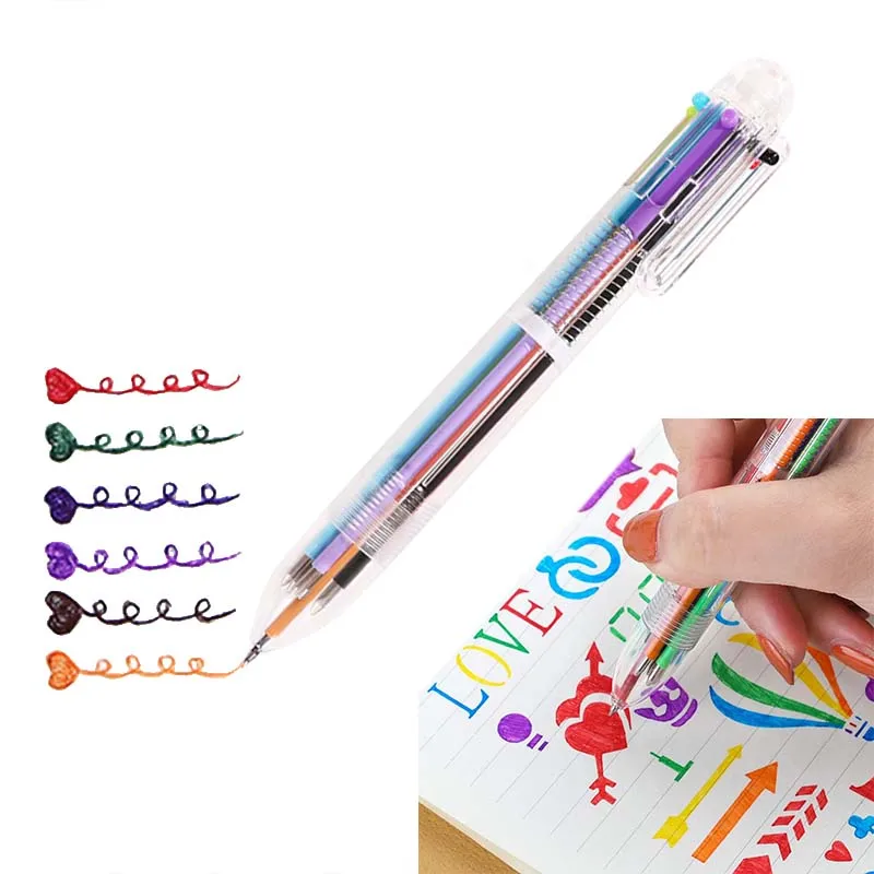 1/3/6/12pcs Transparent Cartoon Ballpoint Pen 6-in-1 Creative Cute Colorful Swivel Supplies School Teaching Incentive Supply TMZ
1/3/6/12pcs Transparent Cartoon Ballpoint Pen 6-in-1 Creative Cute Colorful Swivel Supplies School Teaching Incentive Supply TMZ