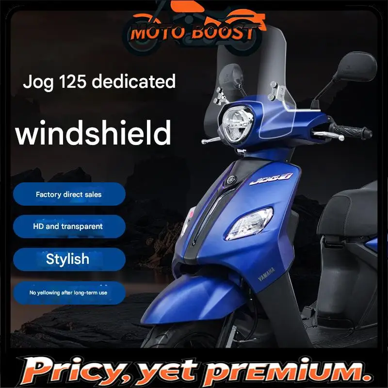 FOR Premium Front Wind Deflector Universal Scooter Windshield for Yamaha JOG I125 & UU125 Ultra-Clear Vision Anti-UV Anti-A
FOR Premium Front Wind Deflector Universal Scooter Windshield for Yamaha JOG I125 & UU125 Ultra-Clear Vision Anti-UV Anti-A
