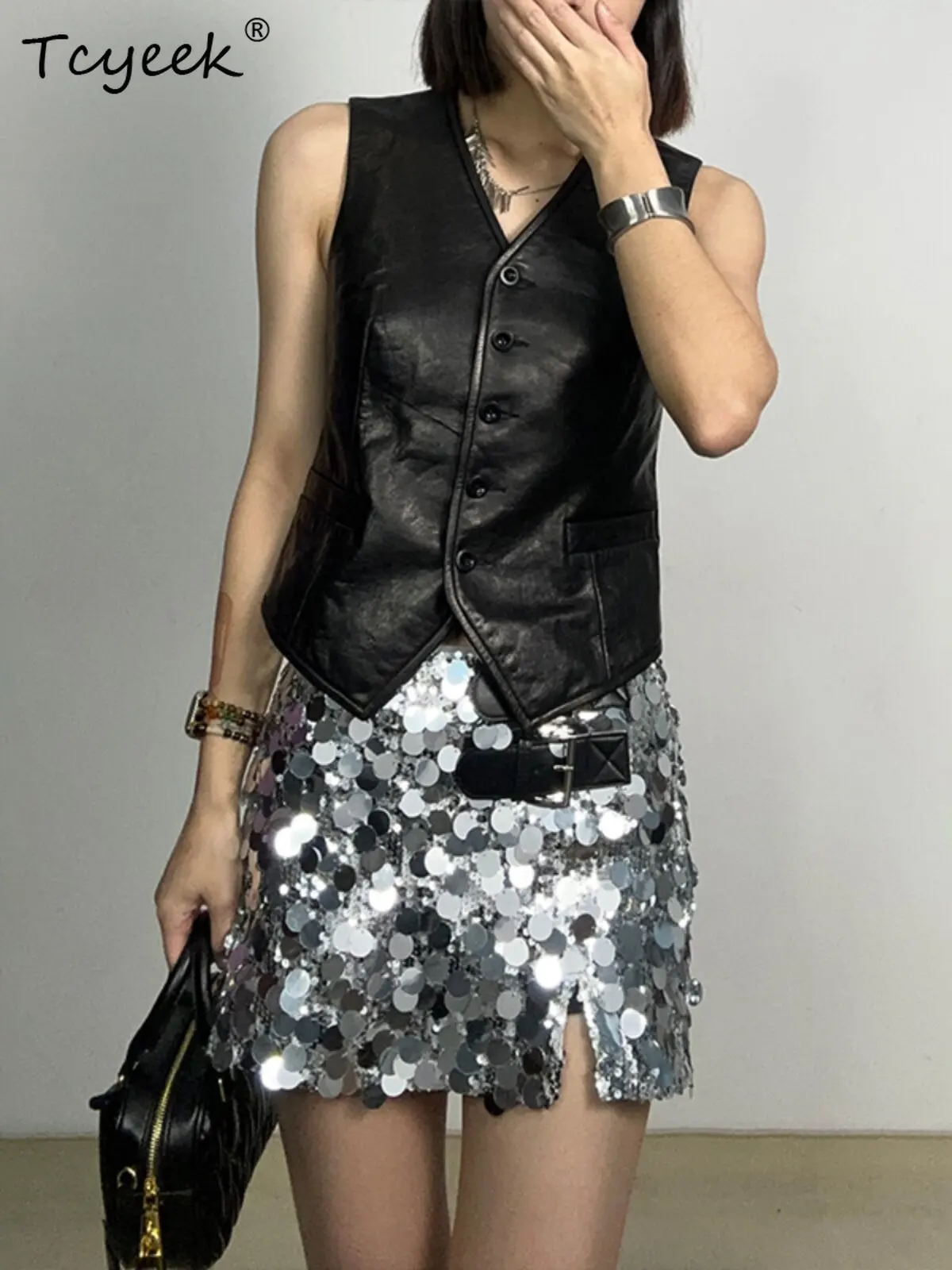 Tcyeek Natural Real Leather Jacket Women Vegetable Tanning Sheepskin Vest for Woman Spring Autumn Clothes Slim Fit Jaqueta Couro
Tcyeek Natural Real Leather Jacket Women Vegetable Tanning Sheepskin Vest for Woman Spring Autumn Clothes Slim Fit Jaqueta Couro