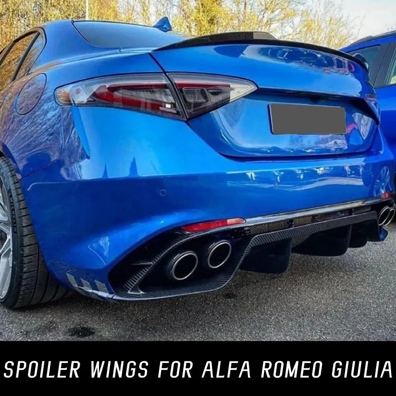 M4 Style Car Rear Trunk Lid Boot Ducktail Lip Spoiler Wings For 2015+ Alfa Romeo Giulia ABS Black Carbon Tuning Accessories Part
M4 Style Car Rear Trunk Lid Boot Ducktail Lip Spoiler Wings For 2015+ Alfa Romeo Giulia ABS Black Carbon Tuning Accessories Part