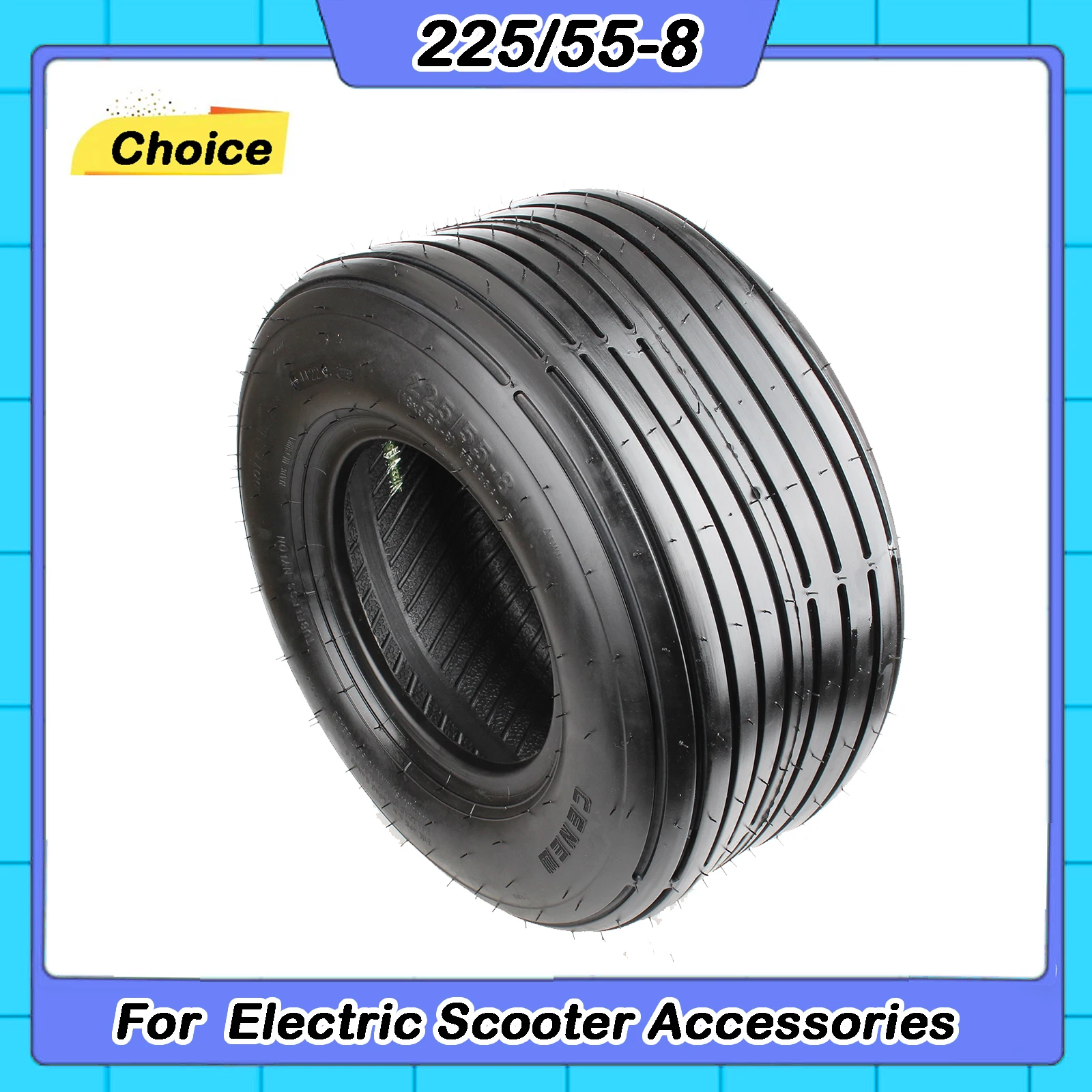 225/55-8 Vacuum tire Thickened City Coco Scooter Tyre Tire for Electric
225/55-8 Vacuum tire Thickened City Coco Scooter Tyre Tire for Electric