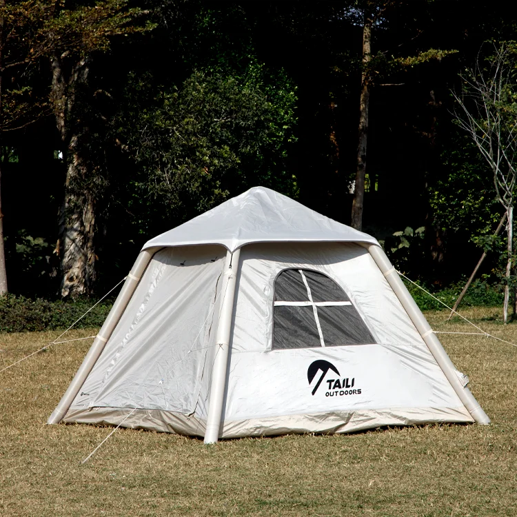 TAILI High Quality 300D Oxford Fabric Automatic Inflatable Camping Tent Waterproof Outdoor Travel House with Air Tent Features
TAILI High Quality 300D Oxford Fabric Automatic Inflatable Camping Tent Waterproof Outdoor Travel House with Air Tent Features