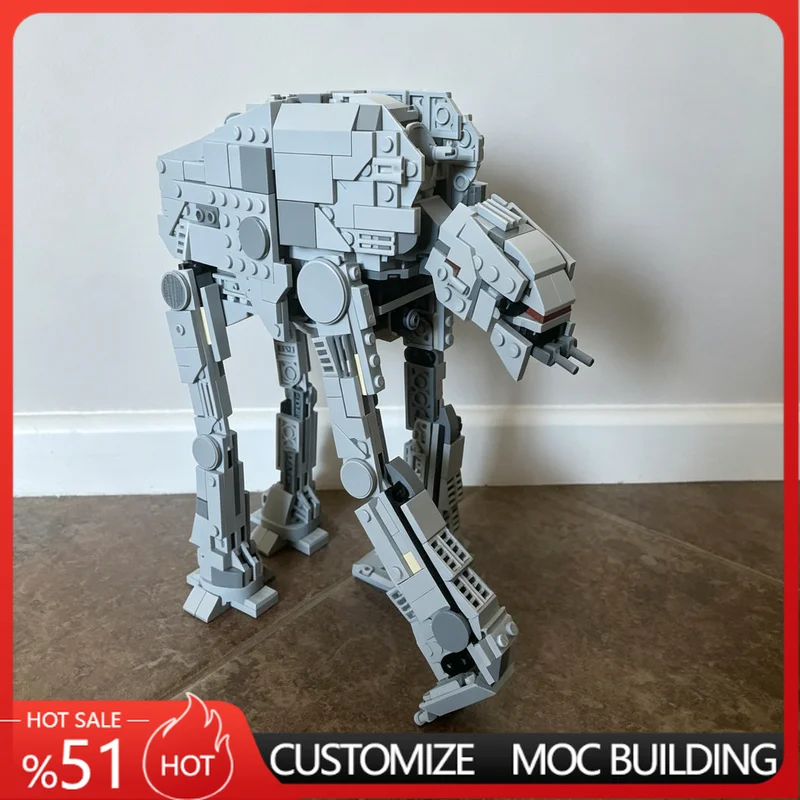 665PCS Sci Fi Heavy Walking Robot MOC Model Custom Building Blocks DIY Educational Assembly Toy Home Collection Birthday Gifts
665PCS Sci Fi Heavy Walking Robot MOC Model Custom Building Blocks DIY Educational Assembly Toy Home Collection Birthday Gifts