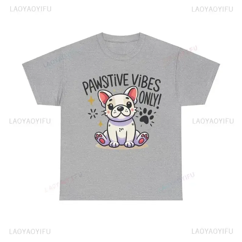 Kawaii Cartoon Bulldog Woman Graphic T-Shirt Pawsitive Vibes Only Cute Comfy Dog Lover Apparel Unisex Heavy Girlfriend Gift Tee
Kawaii Cartoon Bulldog Woman Graphic T-Shirt Pawsitive Vibes Only Cute Comfy Dog Lover Apparel Unisex Heavy Girlfriend Gift Tee