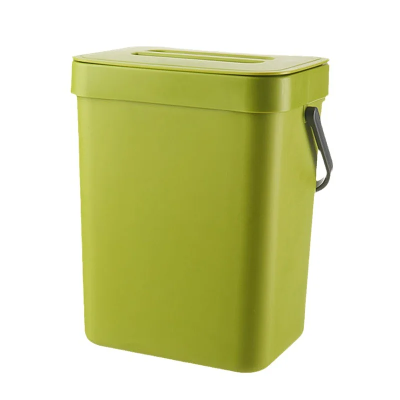No Punching Kitchen Large Hanging Trash Can With Lid Household Anti Odor Belt Handle Waste Bin Pp Drop-resistant Storage Bucket
No Punching Kitchen Large Hanging Trash Can With Lid Household Anti Odor Belt Handle Waste Bin Pp Drop-resistant Storage Bucket