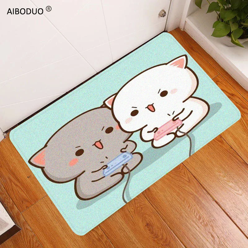 Soft Bathroom Mats Bubu Dudu Mochi Peach Cat Kitchen Mats Toilet Cover Anti-slip Shower Mat House Entrance Mat Door Mat Carpet
Soft Bathroom Mats Bubu Dudu Mochi Peach Cat Kitchen Mats Toilet Cover Anti-slip Shower Mat House Entrance Mat Door Mat Carpet