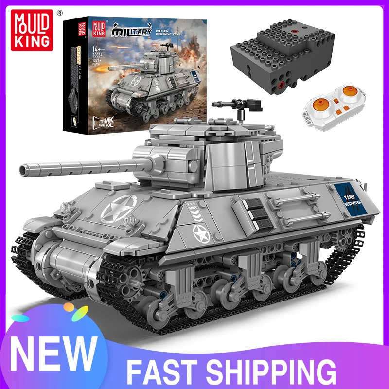 Mould King 20034 Technical Tank Toys The Remote Control M36 Tank Building Block Assembly Tank Model Brick Kids Christmas Gift
Mould King 20034 Technical Tank Toys The Remote Control M36 Tank Building Block Assembly Tank Model Brick Kids Christmas Gift
