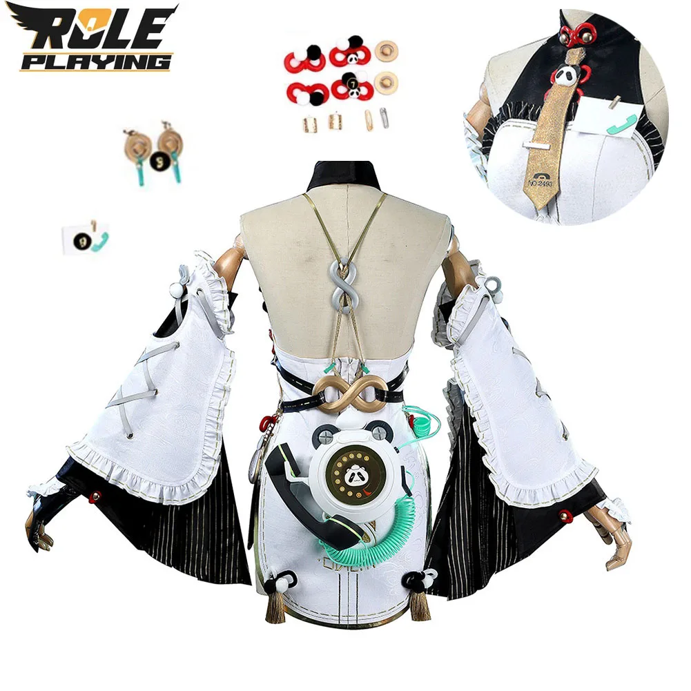 Dialyn Cosplay Dress Game Zenless Cos Zone Zero Costume Women Female Fantasy Headwear Earrings Tie Halloween Carnival Party Suit
Dialyn Cosplay Dress Game Zenless Cos Zone Zero Costume Women Female Fantasy Headwear Earrings Tie Halloween Carnival Party Suit