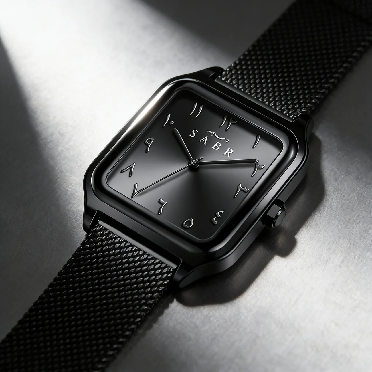 Мужские деловые кварцевые часы SABR из нержавеющей стали с арабскими цифрами, водонепроницаемые
Мужские деловые кварцевые часы SABR из нержавеющей стали с арабскими цифрами, водонепроницаемые