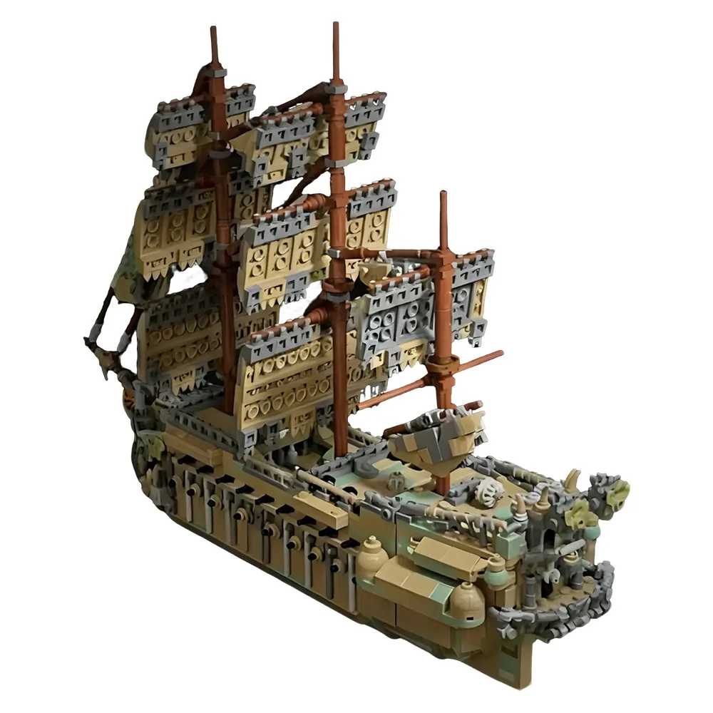 Конструктор MOC «Летучий голландец», модель средневекового пиратского корабля, строительные блоки, игрушки для сборки, подарки на день рождения для детей
Конструктор MOC «Летучий голландец», модель средневекового пиратского корабля, строительные блоки, игрушки для сборки, подарки на день рождения для детей