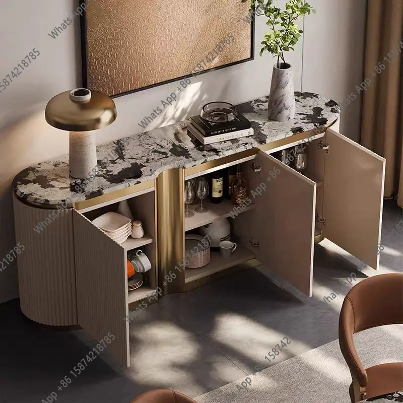 R Luxury Stone Porch Cabinet Italian Minimalist Locker Designer Creative Side Cabinet Natural Marble Floor-to-ceiling Dining Sid
R Luxury Stone Porch Cabinet Italian Minimalist Locker Designer Creative Side Cabinet Natural Marble Floor-to-ceiling Dining Sid