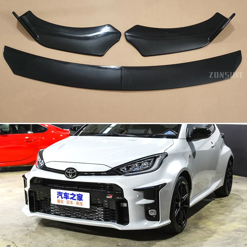 Для Toyota Yaris 2020-2024 год, сплиттер для переднего бампера, универсальный комплект аксессуаров для тела спойлера
Для Toyota Yaris 2020-2024 год, сплиттер для переднего бампера, универсальный комплект аксессуаров для тела спойлера