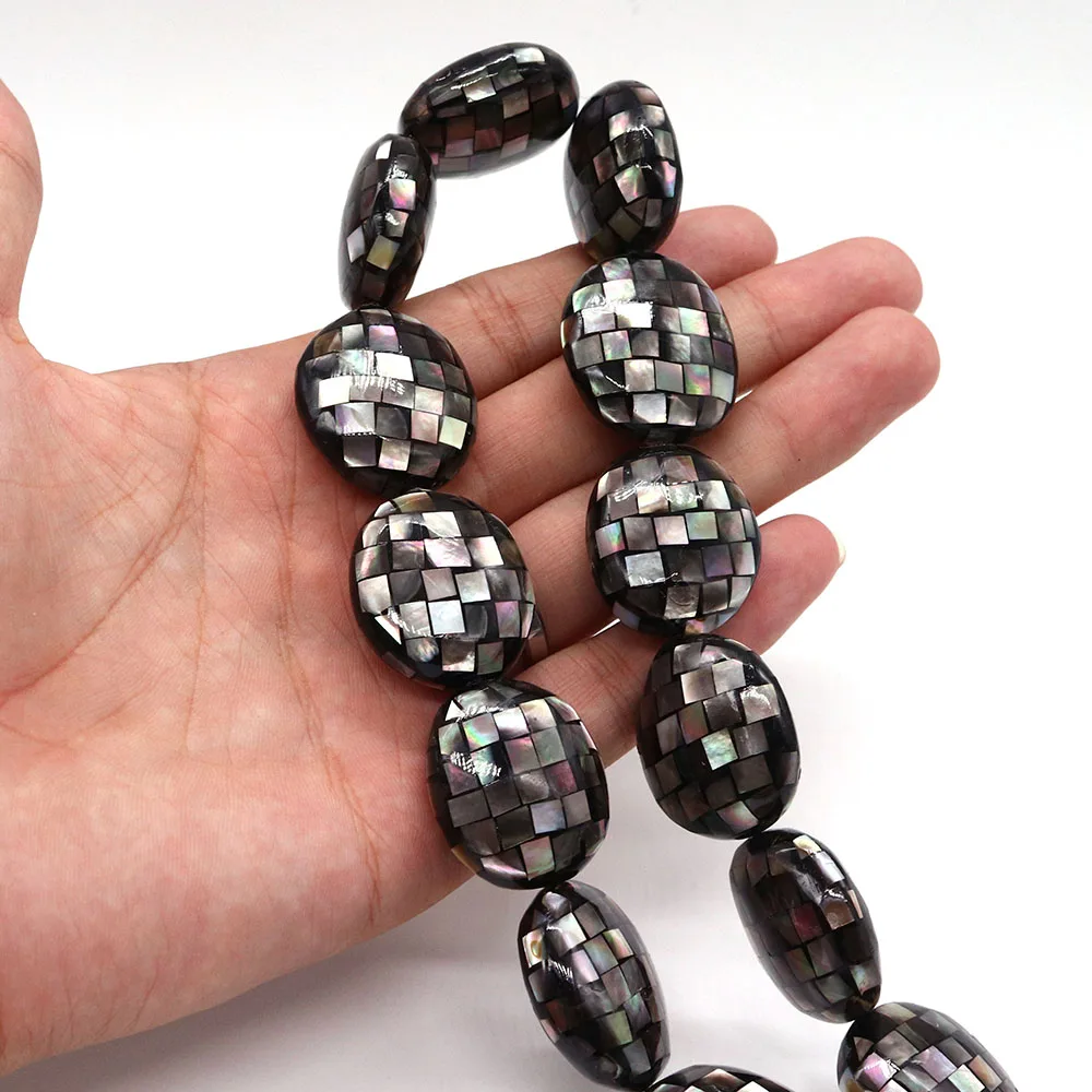 Loose beads for jewelry DIY earrings Natural seawater shells egg-shaped mosaic patchwork irregular beads
Loose beads for jewelry DIY earrings Natural seawater shells egg-shaped mosaic patchwork irregular beads