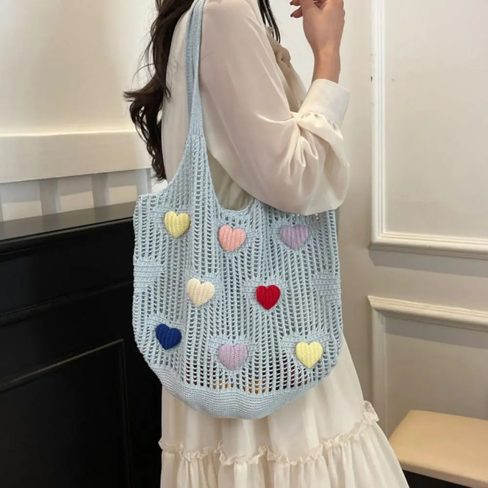 Hollow Out Lover Heart Thread Woven Bag Tote Bag Beach Handbag Beach Bag Large Capacity Bohemian Style Hollow Shoulder Bag Girls
Hollow Out Lover Heart Thread Woven Bag Tote Bag Beach Handbag Beach Bag Large Capacity Bohemian Style Hollow Shoulder Bag Girls