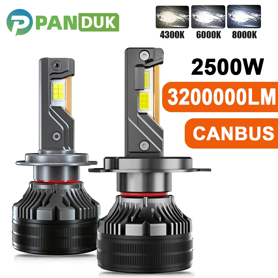 PANDUK H7 Светодиодная лампа для фар 3200000LM 4300K 6000K H4 LED H11 HB3 9005 HB4 9006 2500W 3 медная трубка K5C Светодиодная лампа для автомобиля 12 В
PANDUK H7 Светодиодная лампа для фар 3200000LM 4300K 6000K H4 LED H11 HB3 9005 HB4 9006 2500W 3 медная трубка K5C Светодиодная лампа для автомобиля 12 В