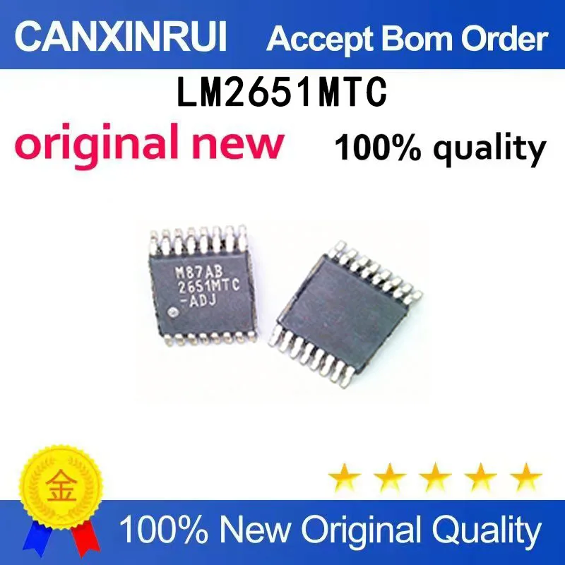 (5-100 pieces)New LM2651MTC-ADJ LM2651MTC TSSOP16 DC/DC Switching Regulator
(5-100 pieces)New LM2651MTC-ADJ LM2651MTC TSSOP16 DC/DC Switching Regulator