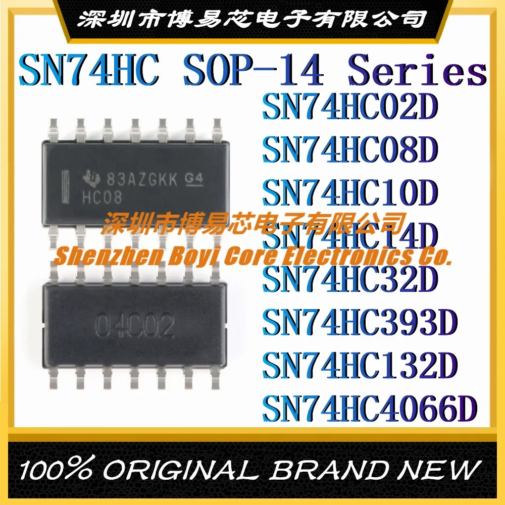 SN74HC02D SN74HC08D SN74HC10D SN74HC14D SN74HC32D SN74HC393D SN74HC132D SN74HC4066D Brand new original genuine SOP-14
SN74HC02D SN74HC08D SN74HC10D SN74HC14D SN74HC32D SN74HC393D SN74HC132D SN74HC4066D Brand new original genuine SOP-14