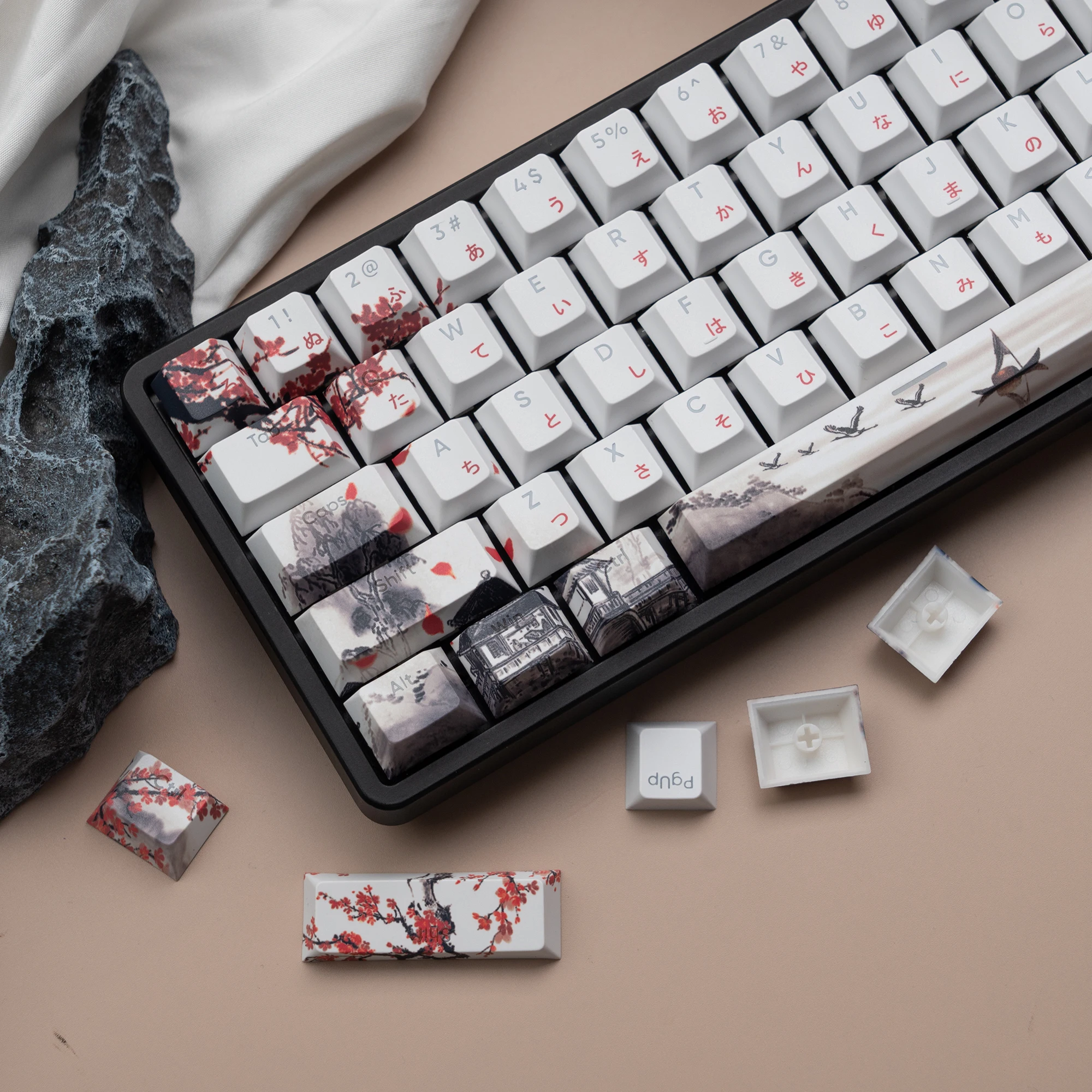 127 Keys Plum Blossom Top Backlit Cherry Profile Keycap PBT Keycap Dye-Sub Cherry MX Switches For Gamer Mechanical Keyboard
127 Keys Plum Blossom Top Backlit Cherry Profile Keycap PBT Keycap Dye-Sub Cherry MX Switches For Gamer Mechanical Keyboard