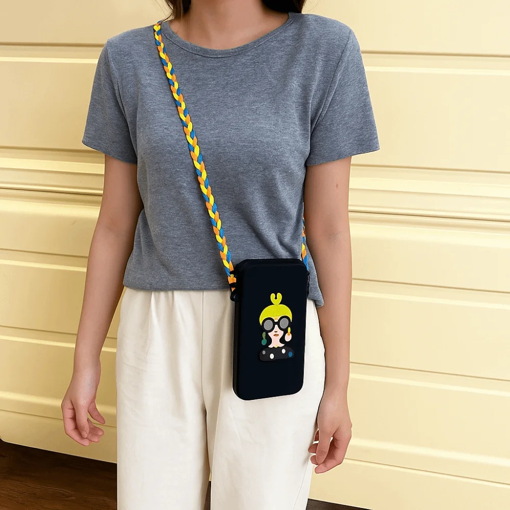 Креативная водонепроницаемая силиконовая сумка через плечо с защитой от потери, большая вместительная сумка для мобильного телефона, легкая сумка для хранения косметики на молнии на каждый день
Креативная водонепроницаемая силиконовая сумка через плечо с защитой от потери, большая вместительная сумка для мобильного телефона, легкая сумка для хранения косметики на молнии на каждый день