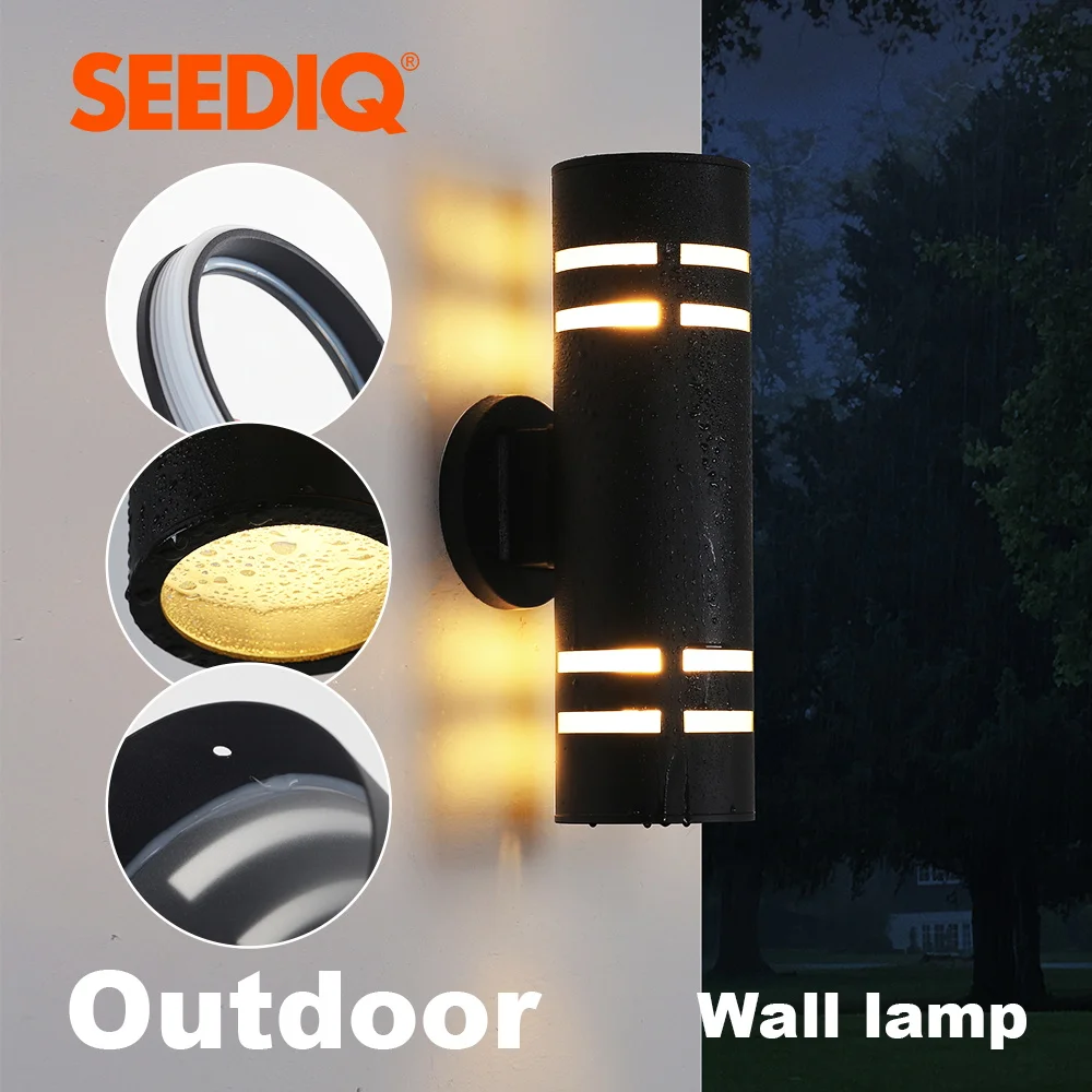SEEDIQ Iron Outside Wall Light Waterproof E26 E27 Bulb Holder Exterior Wall Lighting Outdoor Facade Wall Lamp For Street Porch
SEEDIQ Iron Outside Wall Light Waterproof E26 E27 Bulb Holder Exterior Wall Lighting Outdoor Facade Wall Lamp For Street Porch