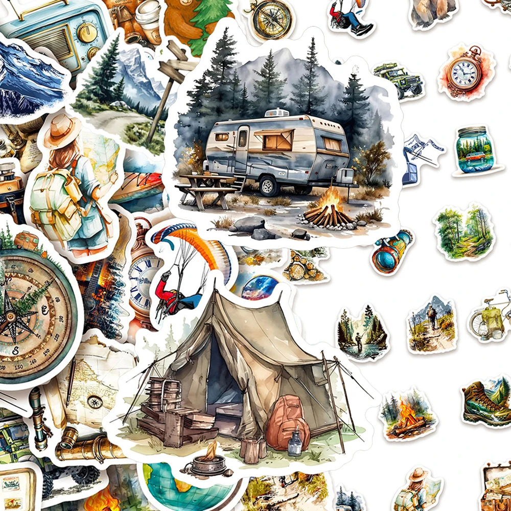 10/30/50pcs Cartoon Outdoor Hiking Camping Stickers Funny Watercolor Graffiti Sticker Water Bottle Laptop Phone Decals Packing
10/30/50pcs Cartoon Outdoor Hiking Camping Stickers Funny Watercolor Graffiti Sticker Water Bottle Laptop Phone Decals Packing