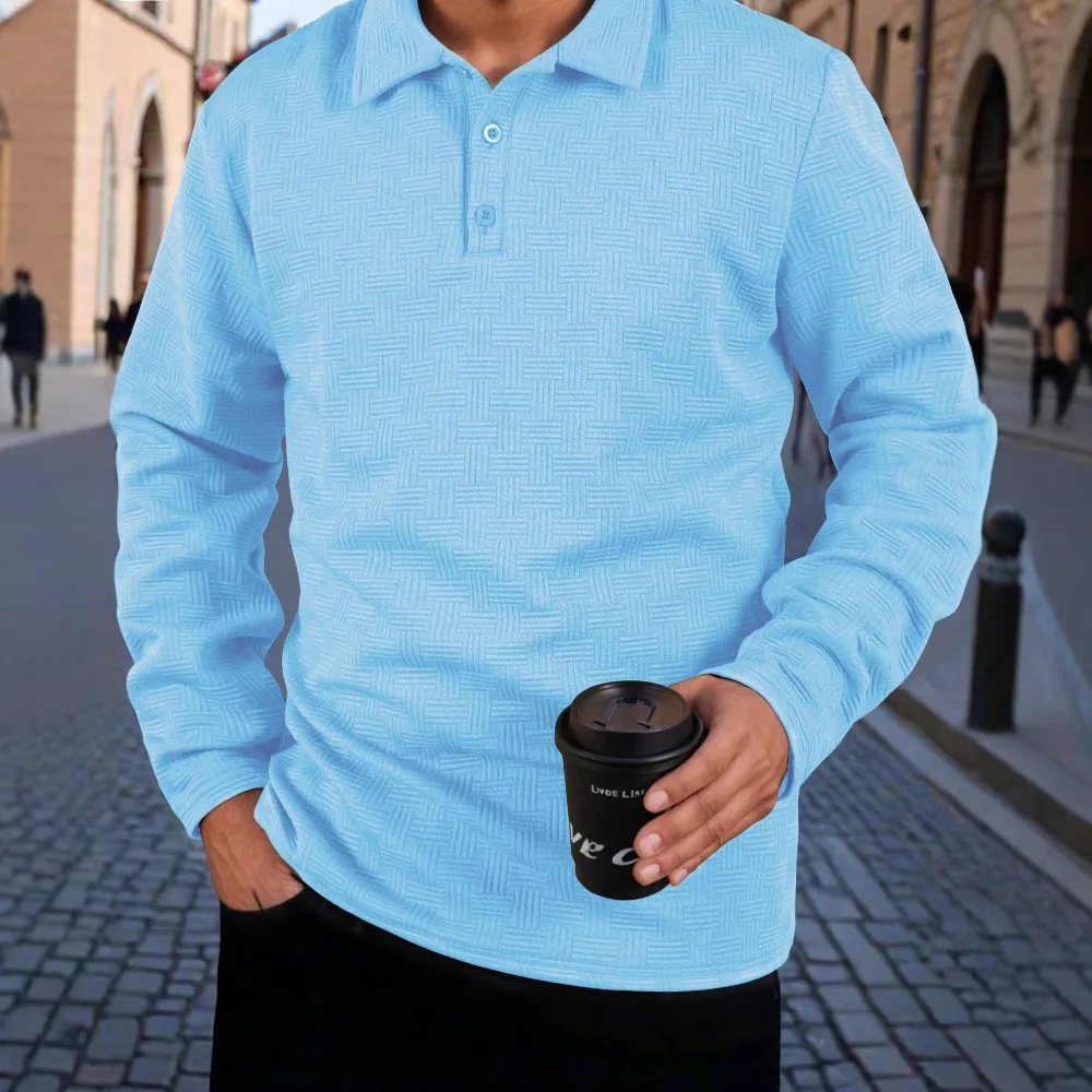 2025 New Style Long-Sleeved Polo Shirt for Men in Spring and Autumn, Casual Sports Plaid Shirt for Men
2025 New Style Long-Sleeved Polo Shirt for Men in Spring and Autumn, Casual Sports Plaid Shirt for Men
