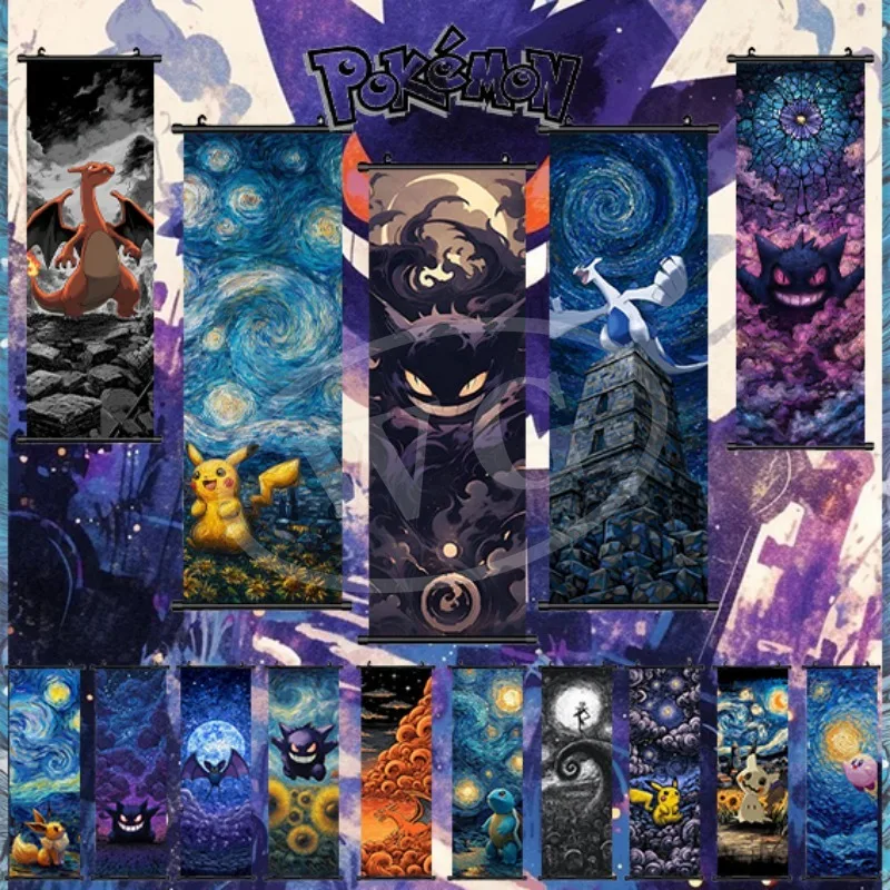 Pikachu Pocket Monsters Oil Painting Decoration Scroll Living Room Bedroom Entrance Decoration Wall Painting Cartoon AnimeScroll
Pikachu Pocket Monsters Oil Painting Decoration Scroll Living Room Bedroom Entrance Decoration Wall Painting Cartoon AnimeScroll
