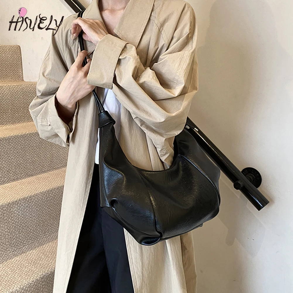New Female PU Leather Underarm Bag Solid Color Crescent Bag for Women Adjustable Strap Handbag Zipper Hobo Bag for Work Travel
New Female PU Leather Underarm Bag Solid Color Crescent Bag for Women Adjustable Strap Handbag Zipper Hobo Bag for Work Travel