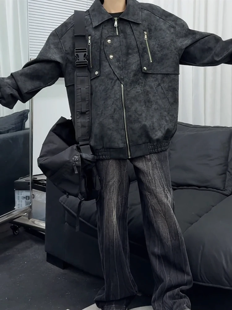 Мужская кожаная куртка Bla Leather Jaet в американском бейсбольном стиле, весна-осень, деконструированная, Cleanfit, Flng Jaet
Мужская кожаная куртка Bla Leather Jaet в американском бейсбольном стиле, весна-осень, деконструированная, Cleanfit, Flng Jaet