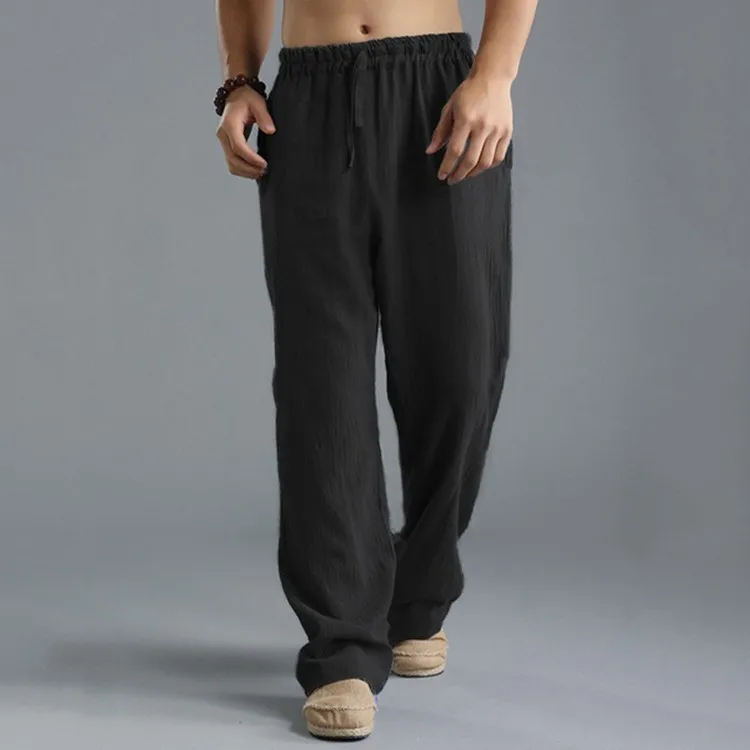 Hawaiian Men's Cotton Pants Summer Breathable Solid Color Linen Trousers Fitness Lightweight Beach Casual Men Pants
Hawaiian Men's Cotton Pants Summer Breathable Solid Color Linen Trousers Fitness Lightweight Beach Casual Men Pants