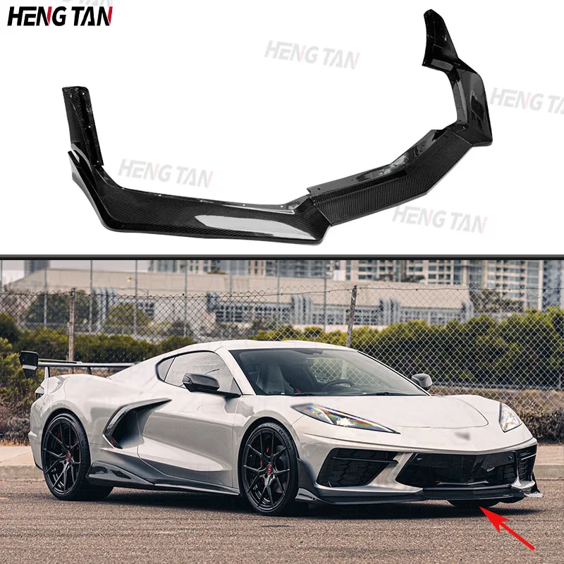 For Chevrolet Corvette C8 2021+ Dry Carbon Fiber Front Lip Chin Spoiler Body kit Car Front Bumper Splitter Lip Parts
For Chevrolet Corvette C8 2021+ Dry Carbon Fiber Front Lip Chin Spoiler Body kit Car Front Bumper Splitter Lip Parts