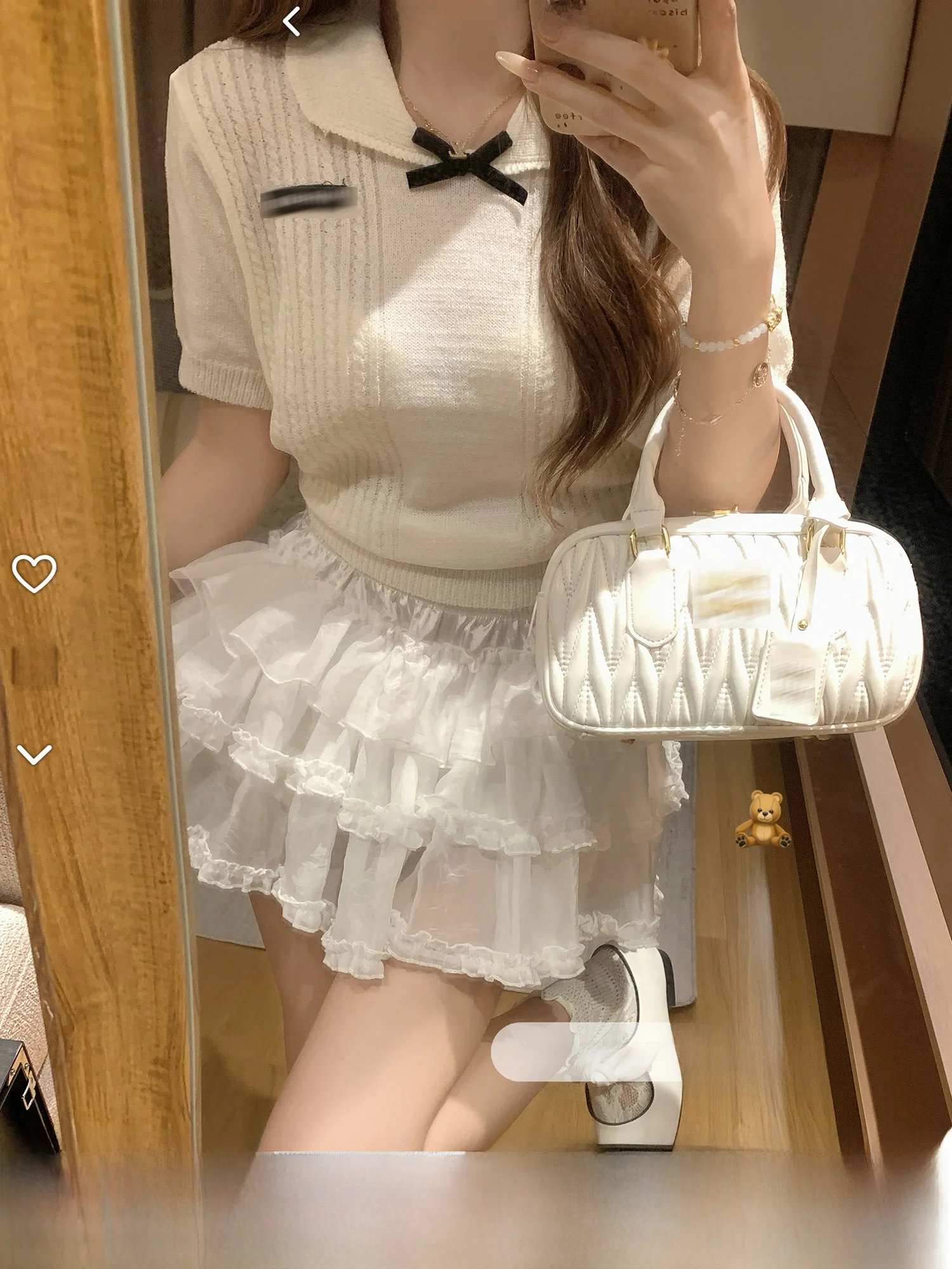 DDXZ Gentle Sweet Knitted Short Sleeve Lightweight Breathable Short T-Shirt Cute Doll Collar Top Versatile Comfortable Summer...
DDXZ Gentle Sweet Knitted Short Sleeve Lightweight Breathable Short T-Shirt Cute Doll Collar Top Versatile Comfortable Summer...