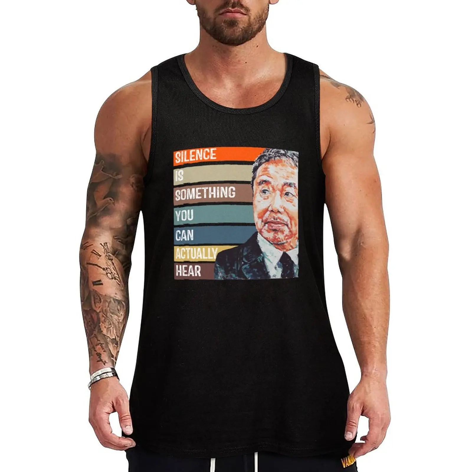 Silence is something you can actually hear gift for Haruki Murakami fans, Men Women Tank Top Sportswear for men T-shirt sports
Silence is something you can actually hear gift for Haruki Murakami fans, Men Women Tank Top Sportswear for men T-shirt sports